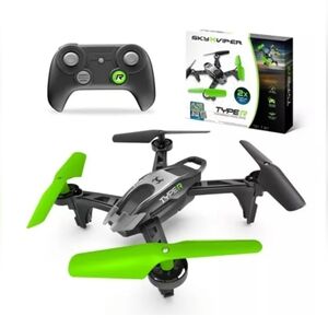 Type R Drone with Green Accents